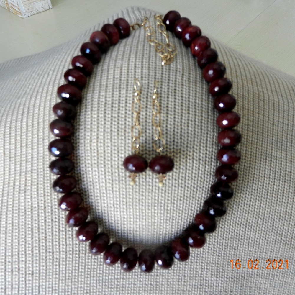 Crystal Quartz Necklace & Earring Set